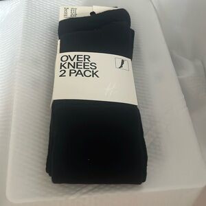 H&M Over the Knee Socks 2-pack - Brand New 🧦